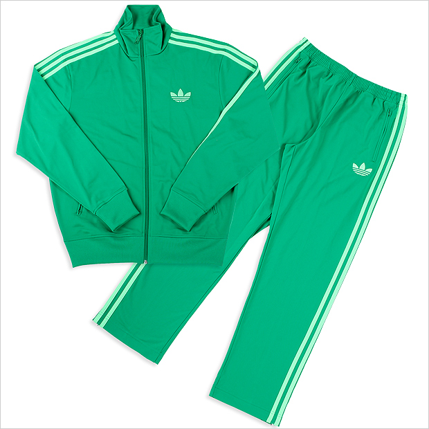 adidas ファイヤーバード グリーン XL 着用一回 美品 アディカラー-クラシックス-