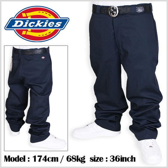 Dickies 874 ワークパンツ　ネイビー